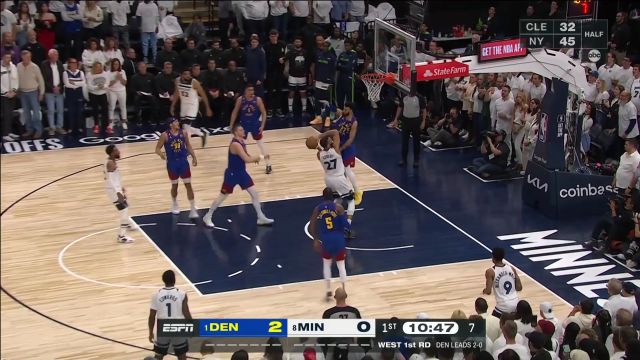 【2023年04月22日 掘金vs森林狼集锦】拒绝陷入3-0大劣势 森林狼开局打出7-2小高潮取得领先