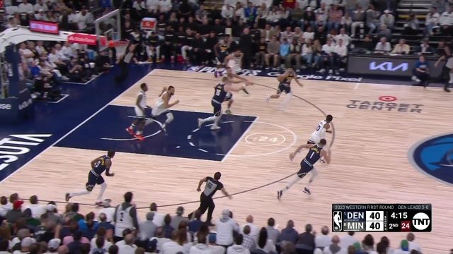 【2023年04月24日】NBA西部首轮G4：掘金vs森林狼第2节英文原声回放