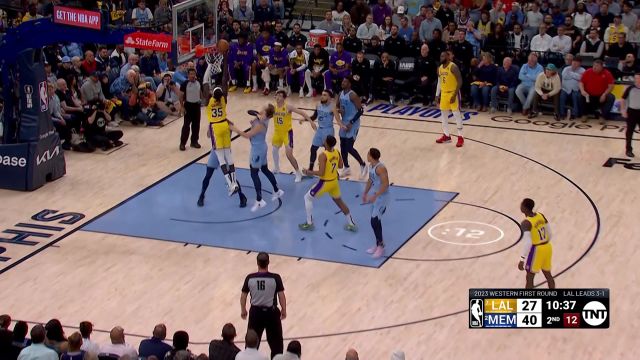 【2023年04月27日】NBA西部首轮G5：湖人vs灰熊第2节中文解说回放