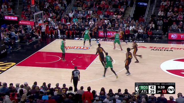 【2023年04月28日 凯尔特人vs老鹰集锦】怎么投怎么都有 博格丹里突外投连得7分