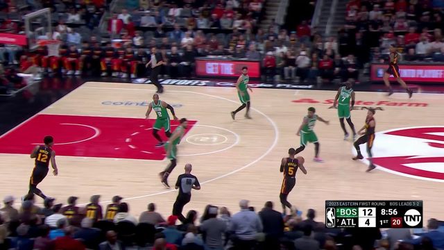 【2023年04月28日 凯尔特人vs老鹰集锦】眼皮底下不容造次！霍福德轻舒猿臂大帽亨特