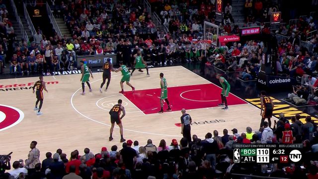 【2023年04月28日 凯尔特人vs老鹰集锦】无时无刻不在等待！特雷杨连续变向抛传卡佩拉吃饼暴扣