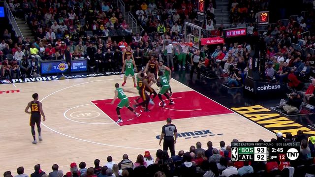 【2023年04月28日 凯尔特人vs老鹰集锦】这是什么奇特的出手 博格丹高难度极限上篮打进