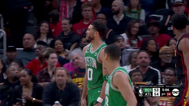 【2023年04月28日 凯尔特人vs老鹰集锦】特雷杨失误送机会！霍福德超远制导塔图姆一马当先暴力炸扣