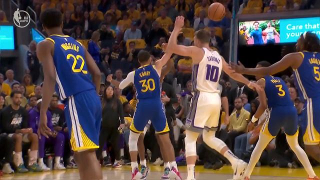 【2023年04月29日 国王vs勇士集锦】开场之后手感火热！ 国王一波8-0直接打停勇士