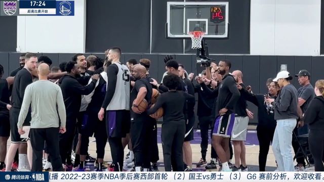 【2023年04月29日 国王vs勇士集锦】国王前方采访：布朗教练要求全队保持平常心 将要全力防守勇士