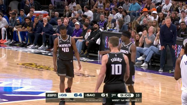 【2023年05月01日】NBA西部首轮G7：勇士vs国王第3节英文原声回放