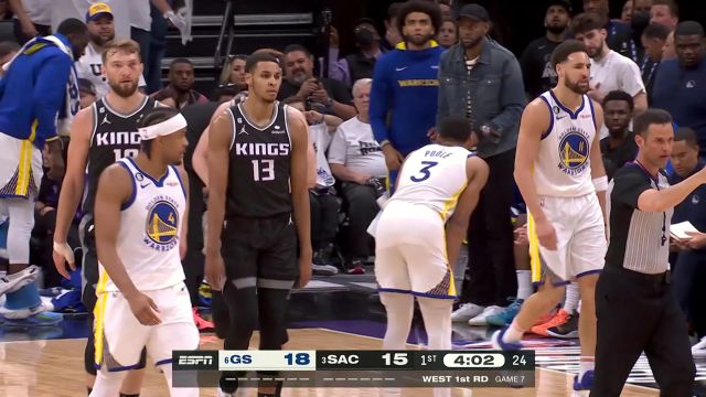 【2023年05月01日 勇士vs国王集锦】一只苍蝇也飞不进来！勇士强硬防守连续掐断国王反击