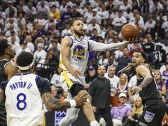 NBA季后赛：勇士击败国王赢抢七 次轮对战湖人 库里50分创纪录