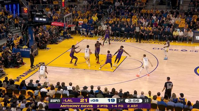 【2023年05月05日 湖人vs勇士集锦】在我篮下休得放肆 浓眉背后遮天蔽日送给汤普森大帽