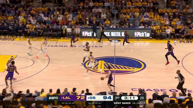 【2023年05月05日 湖人vs勇士集锦】没关系球队由我来拯救！ 八村垒杀进篮下单手劈扣得手