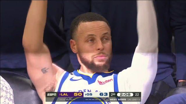 【2023年05月05日 湖人vs勇士集锦】殳海：对勇士来说逆境看汤神！王嘉琦：库里虽然下场但分差不断拉开单节14分的克莱