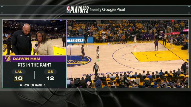 【2023年05月05日】NBA西部半决赛G2：湖人vs勇士第2节英文原声回放