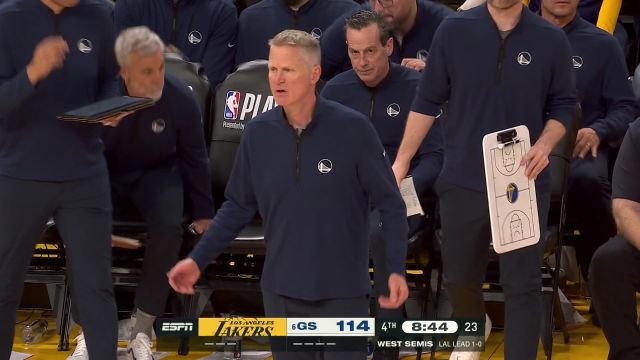 【2023年05月05日】NBA西部半决赛G2：湖人vs勇士第4节英文原声回放