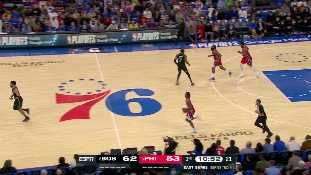 【2023年05月06日 凯尔特人vs76人集锦】心怀不惧方能翱翔于天际！ 塔图姆面对恩比德高打板命中