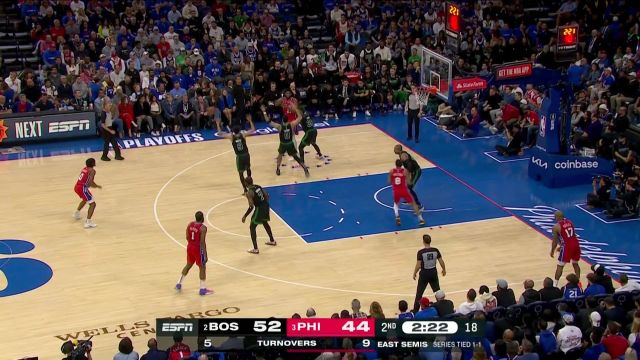 【2023年05月06日 凯尔特人vs76人集锦】终于等到你！ 马克西空位三分打破得分荒