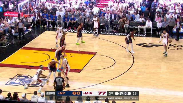 【2023年05月07日 尼克斯vs热火集锦】每一步都精准到位！欣赏迈阿密热火极致的团队表演
