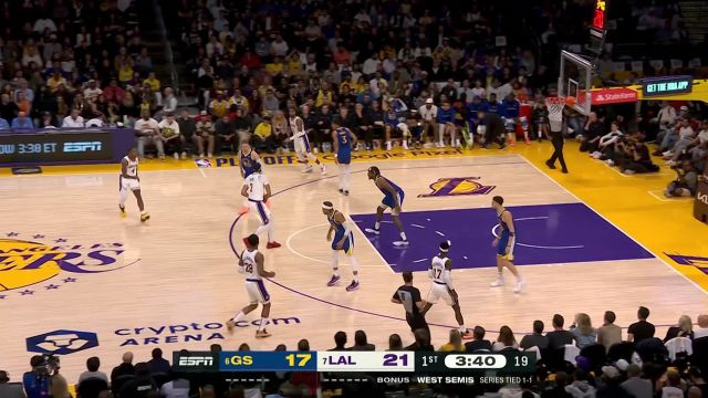 【2023年05月07日】NBA西部半决赛G3：勇士vs湖人第1节中文解说回放