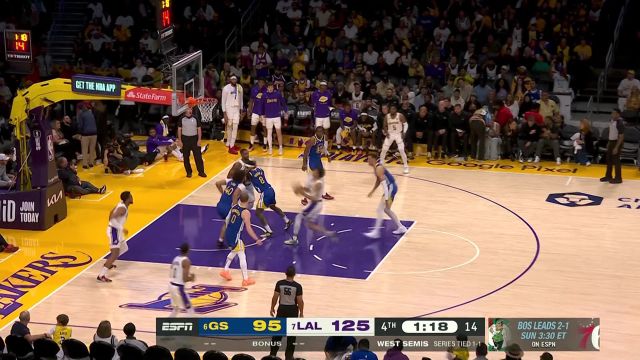 【2023年05月07日】NBA西部半决赛G3：勇士vs湖人第4节中文解说回放