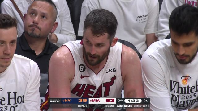 【2023年05月07日】NBA东部半决赛G3：尼克斯vs热火第2节英文原声回放