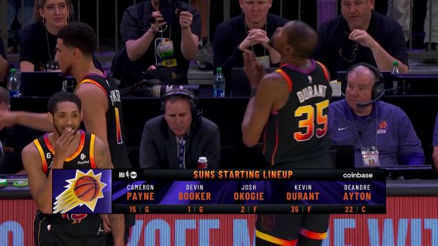 【2023年05月08日】NBA西部半决赛G4：掘金vs太阳第1节英文原声回放