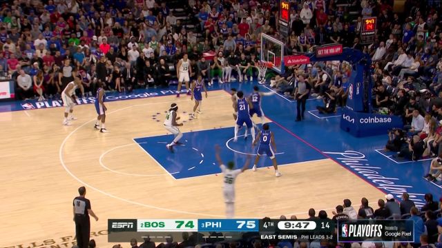 【2023年05月12日 凯尔特人vs76人集锦】还得自己来！斯玛特突破打板抛投为队续命