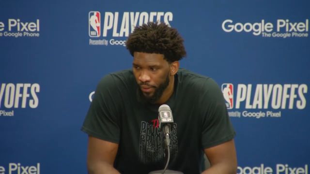 【2023年05月12日 凯尔特人vs76人集锦】恩比德：比赛最后4分钟我连球都没摸到过