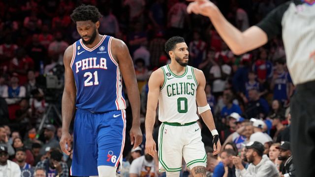 【2023年05月12日 凯尔特人vs76人集锦】凯尔特人95-86费城 塔图姆末节爆发完成救赎扳平大比分
