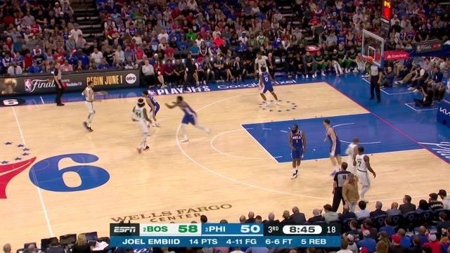 【2023年05月12日 凯尔特人vs76人集锦】虽迟但到！塔图姆突破挑篮命中运动战首分