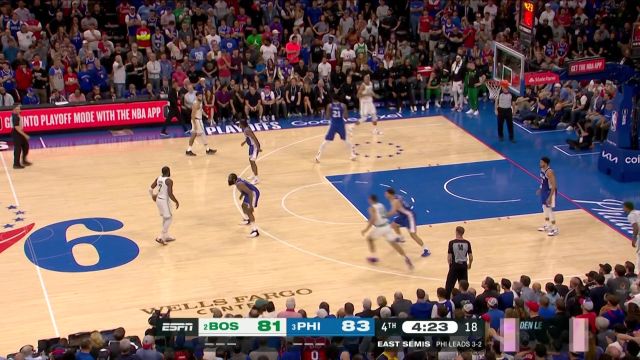 【2023年05月12日 凯尔特人vs76人集锦】力挽狂澜！塔图姆关键时刻连飙两记三分救赎自己救赎球队