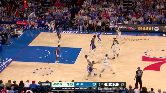 【2023年05月12日 凯尔特人vs76人集锦】打破得分荒！马克西路线预判抢断布朗反击快马加鞭上篮