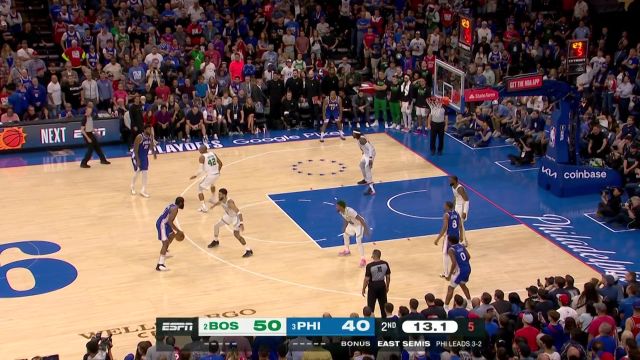 【2023年05月12日 凯尔特人vs76人集锦】奉命于危难之间！哈登手递手妙传马克西压哨三分一发入魂