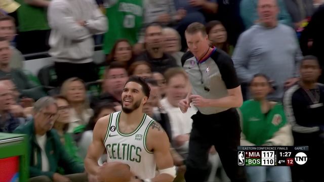 【2023年05月18日 热火vs凯尔特人集锦】成也萧何败也萧何！塔图姆致命3失误心态炸裂葬送比赛