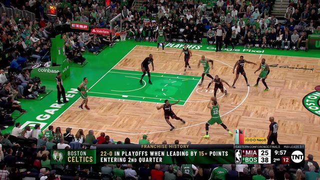 【2023年05月26日 热火vs凯尔特人集锦】这是准备一波带走？布朗内突外投连砍8分