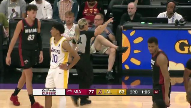 【2023年07月04日】热火vs湖人第3节英文原声回放