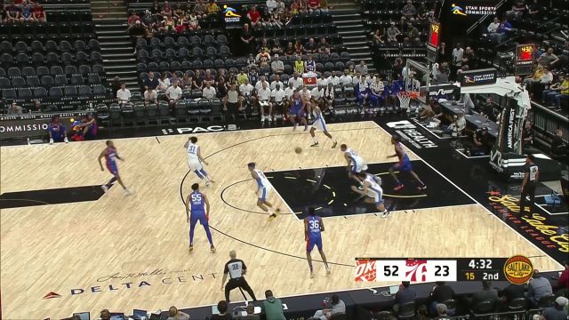 【2023年07月07日 雷霆vs76人集锦】斯马特抢断连线 斯普林格快攻反击打进2+1