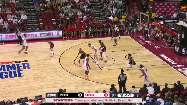 【2023年07月08日 开拓者vs火箭集锦】开始就是对攻的节奏 伊森和亨德森中距离互飚