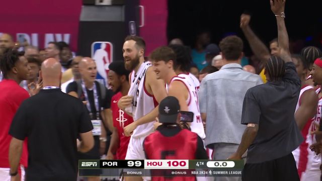 【2023年07月08日 开拓者vs火箭集锦】0.6秒够做什么？小史密斯三分绝杀一剑封喉