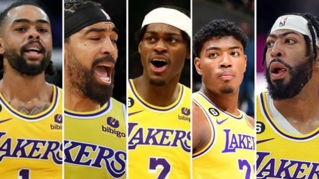 【2023年10月08日 湖人vs勇士集锦】湖人勇士首发出炉：文森特搭档拉塞尔 保罗迎大通中心首秀