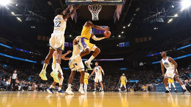 【2023年10月08日 湖人vs勇士集锦】湖人108-125勇士 保罗首秀6+4+5库明加24+8勇士胜湖人