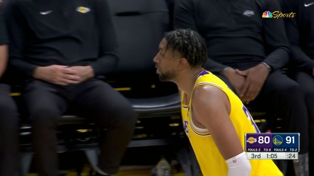 【2023年10月08日 湖人vs勇士集锦】承包所有笑点！席菲诺接球接到脚上送给勇士打反击