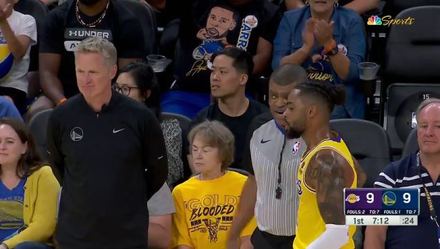 【2023年10月08日】洛杉矶湖人vs金州勇士第1节中文解说回放