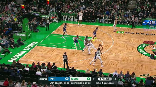 【2023年10月09日 76人vs凯尔特人集锦】凯尔特人首秀！ 波神三分出手手起刀落毫不犹豫