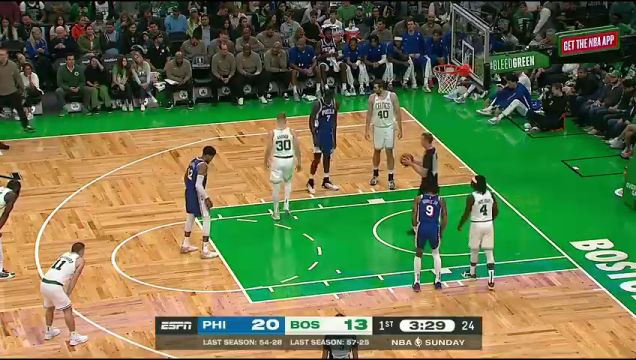 【2023年10月09日】 76人vs凯尔特人第1节中文解说回放