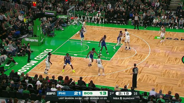 【2023年10月09日 76人vs凯尔特人集锦】终于迎来首分！ 霍乐迪弧顶接球三分正中靶心