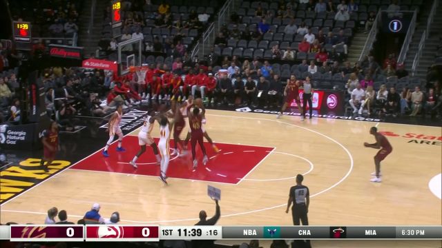 【2023年10月11日 骑士vs老鹰集锦】斯特鲁斯命中骑士生涯首记三分 默里迅速回击还以颜色