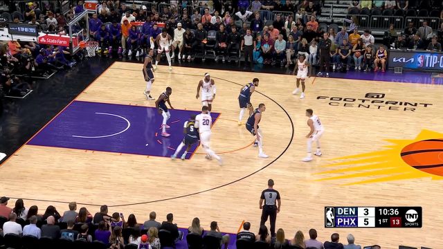 【2023年10月11日 掘金vs太阳集锦】展现全面身手！ 约基奇抢断快攻轻松拿下两分