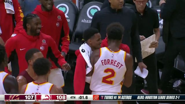 【2023年10月11日 骑士vs老鹰集锦】骑士107-108老鹰 福利斯特一攻一防绝杀比赛