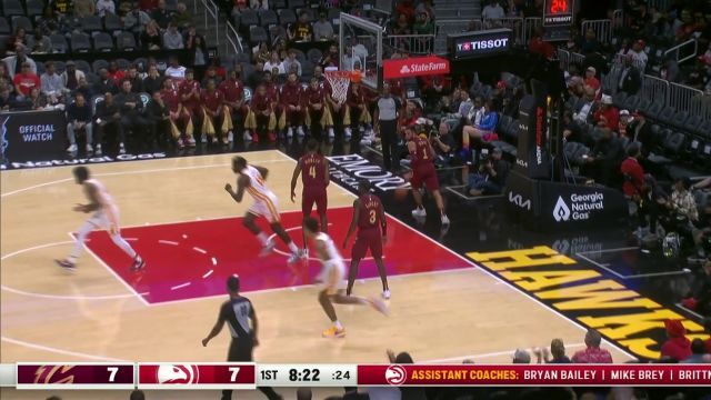 【2023年10月11日 骑士vs老鹰集锦】视防守如空气！萨迪克-贝连续两度高难度突破攻筐