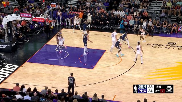 【2023年10月11日 掘金vs太阳集锦】如入无人之境！ 格雷森-阿伦杀进篮下顶着防守拿下两分